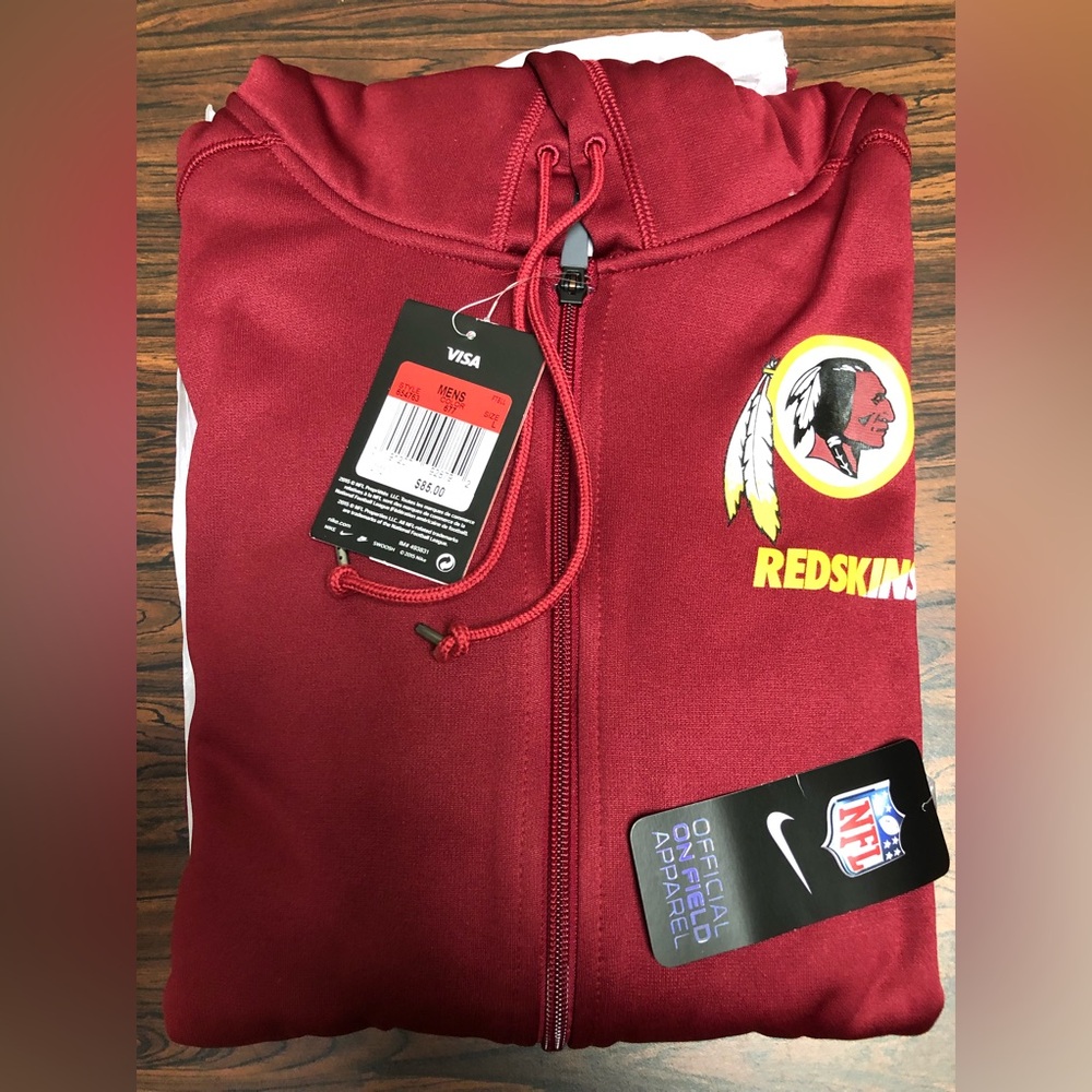 Men’s Washington Redskins Nike hoodie, Large, NWT.